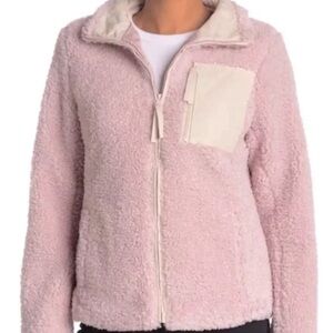 Boundless North Nordstrom full zip fleece soft pink  NWT